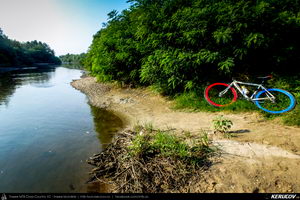 Trasee cu bicicleta MTB XC - Traseu SSP Bucuresti - Jilava - 1 Decembrie - Adunatii-Copaceni - Bucuresti (popas pe malul Raului Arges) de Andrei Vocurek