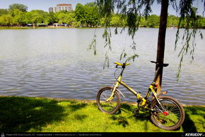 Cu bicicleta prin Bucuresti - traseul 16: Parcul Alexandru Ioan Cuza, cu bicicleta si hidrobicicleta
